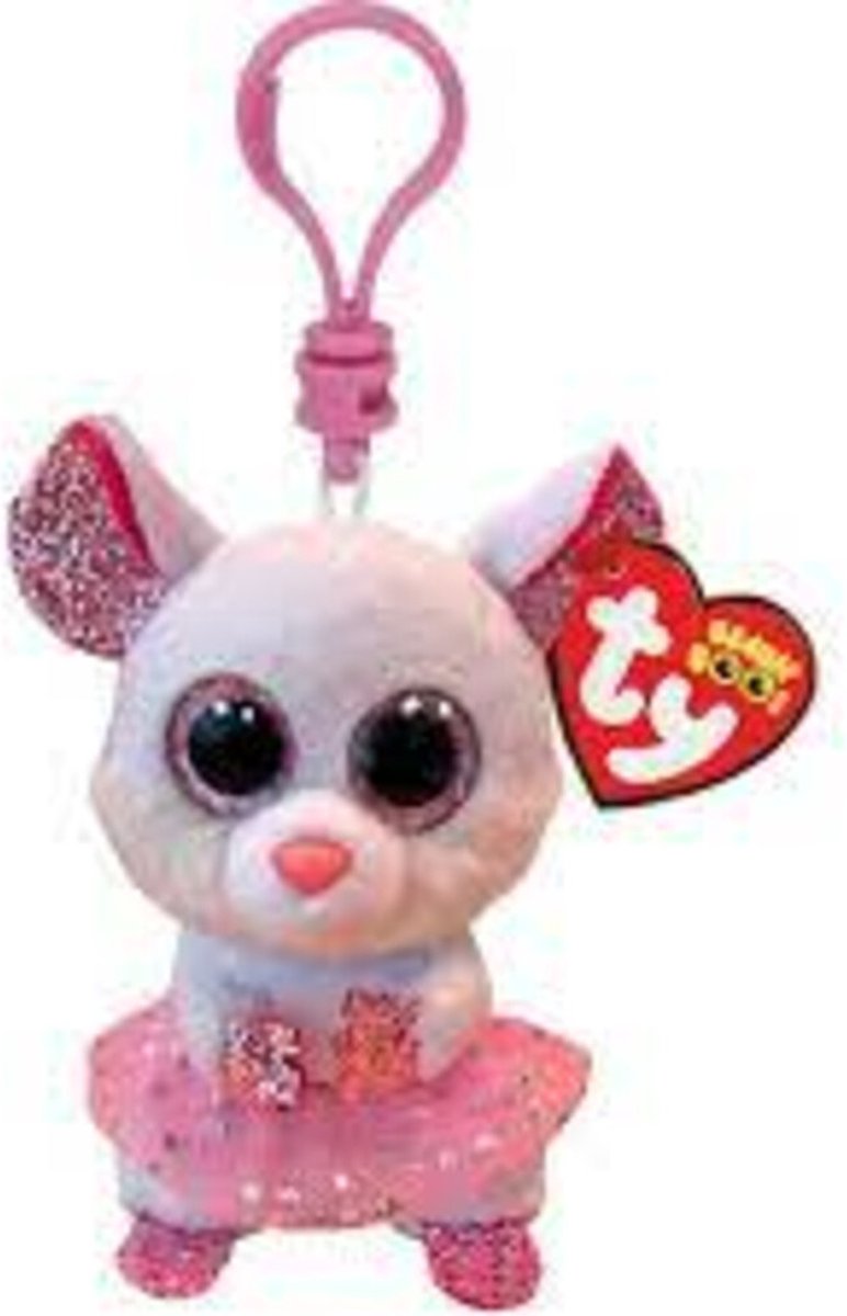 Ty Beanie Boo's Clip Nina Souris, 7 cm