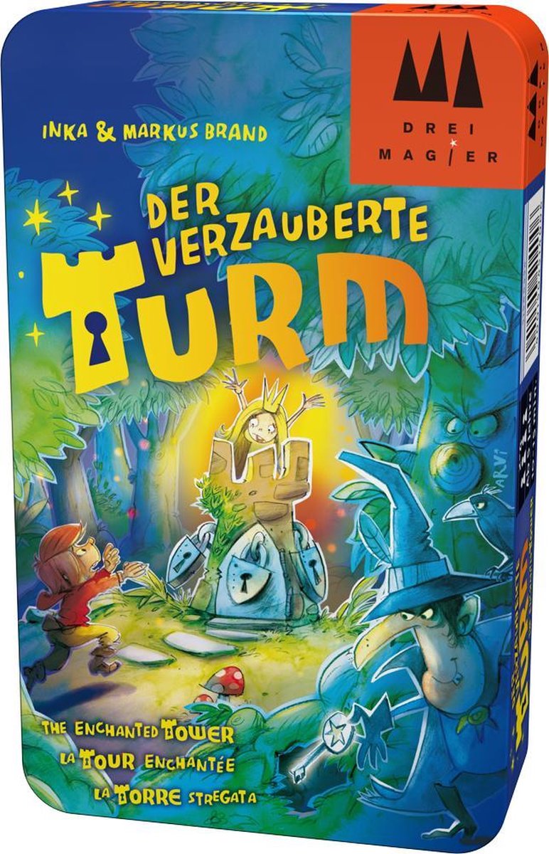 Jeux de trois magiciens Schmidt joue à trois magiciens : l'aventure de voyage du jeu de société de la tour perdue