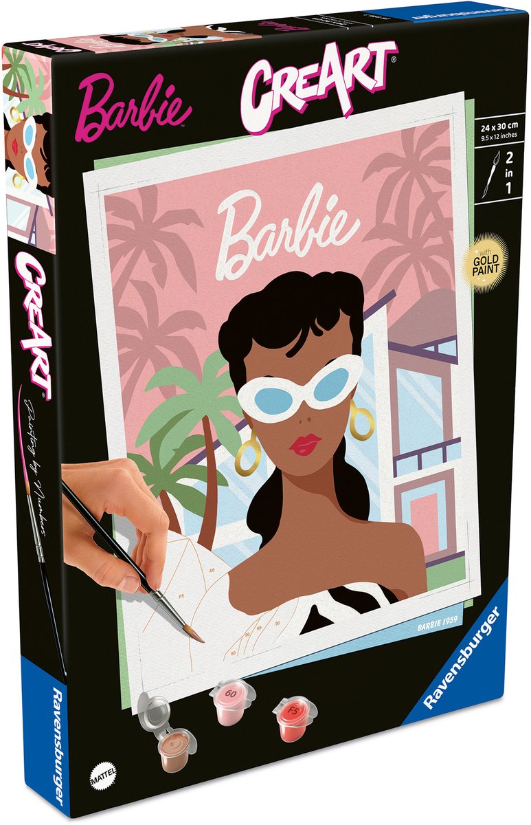 Peinture créative par numéro Ravensburger - Barbie