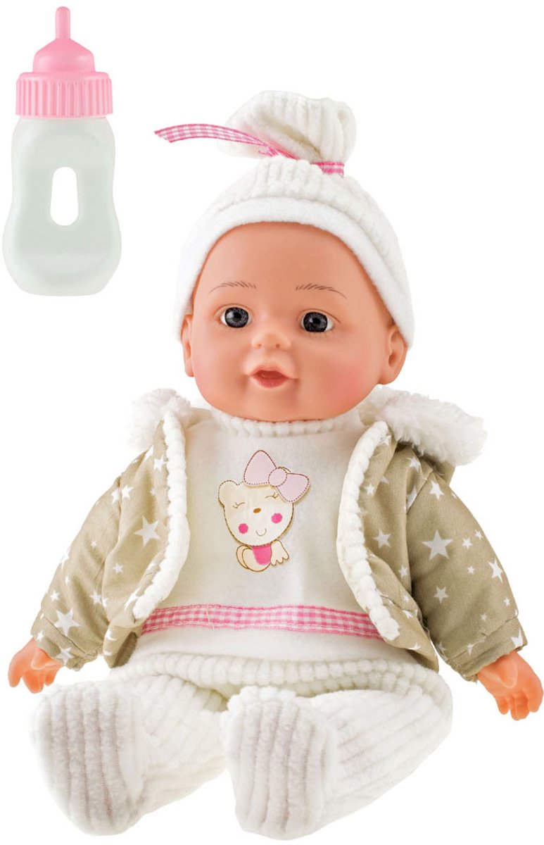 Toi-toys beaux vêtements d'hiver Baby Babypop et bouteille