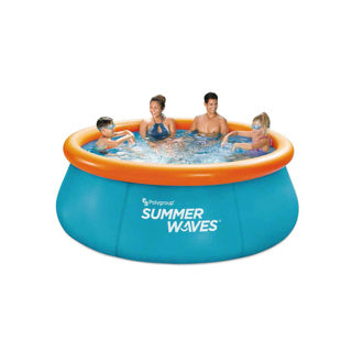 Piscine Summer Waves Deluxe Quick Set 3d 244x76 cm + 2 lunettes de plongée 3D