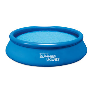 Piscine gonflable Summer Waves ronde - ⌀366 x 76 cm - piscines - avec pompe de filtration - pompe de piscine - cartouche filtrante
