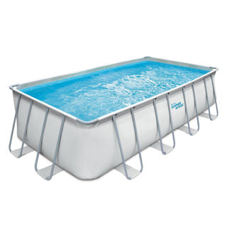 Piscine Summer Waves cadre Elite rectangulaire 549 x 274 x 132 cm + pompe filtre à sable
