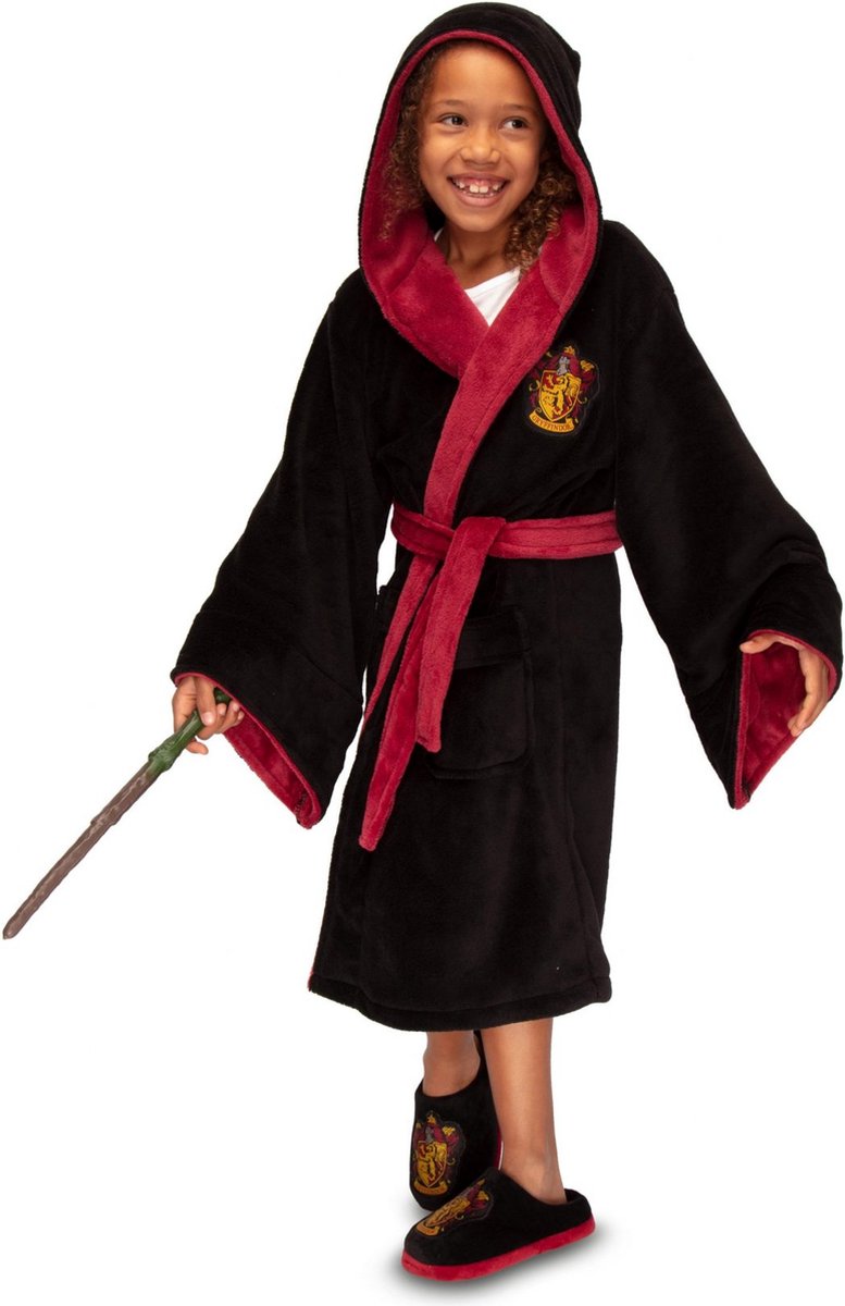 Harry Potter peignoir Gryffondor à capuche surdimensionné série enfants unisexe 13-15 ans (xl)