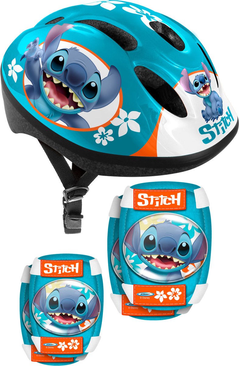 STITTH DISNEY PROTECTION DE SKATS 52-56 CM BLUE ESTROL SIME S M