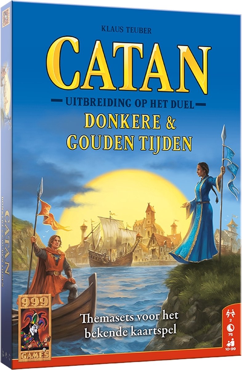 999games 999 games catan : le duel - jeu de société Dark Golden Times