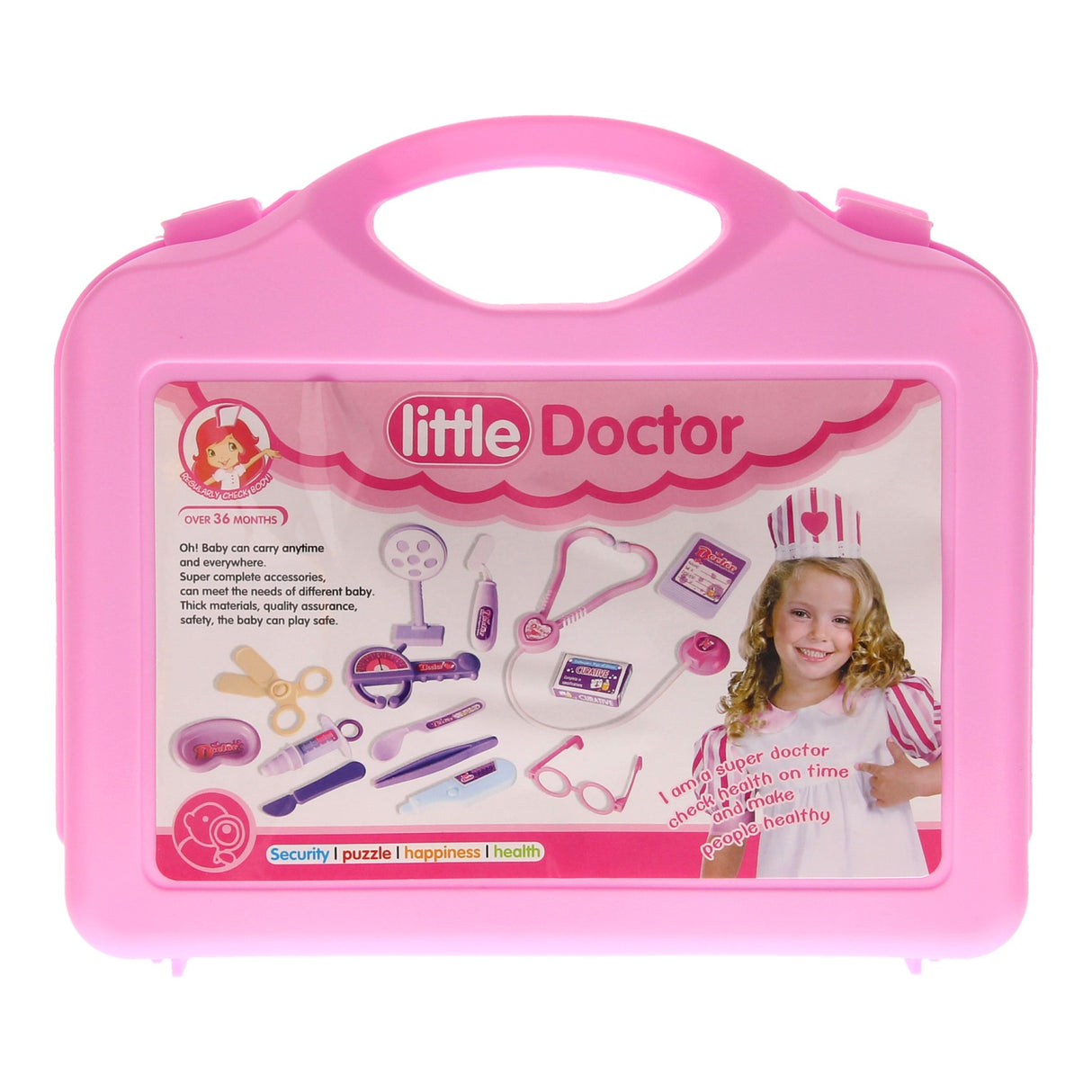 Mallette de médecin rose