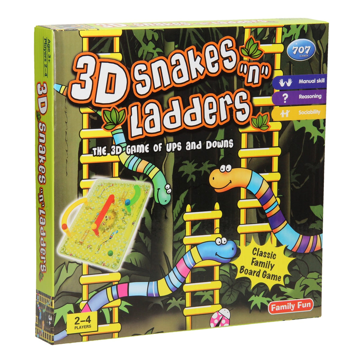 Jeu d'échelle de serpent 3D
