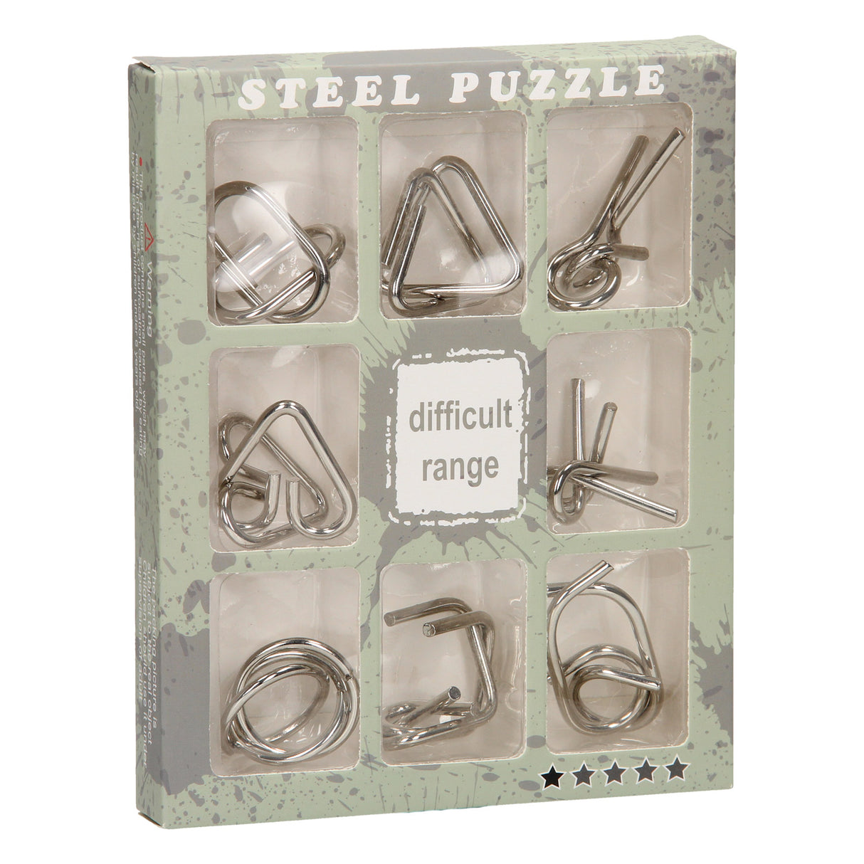 Puzzles cérébraux en métal, 9 pcs. *