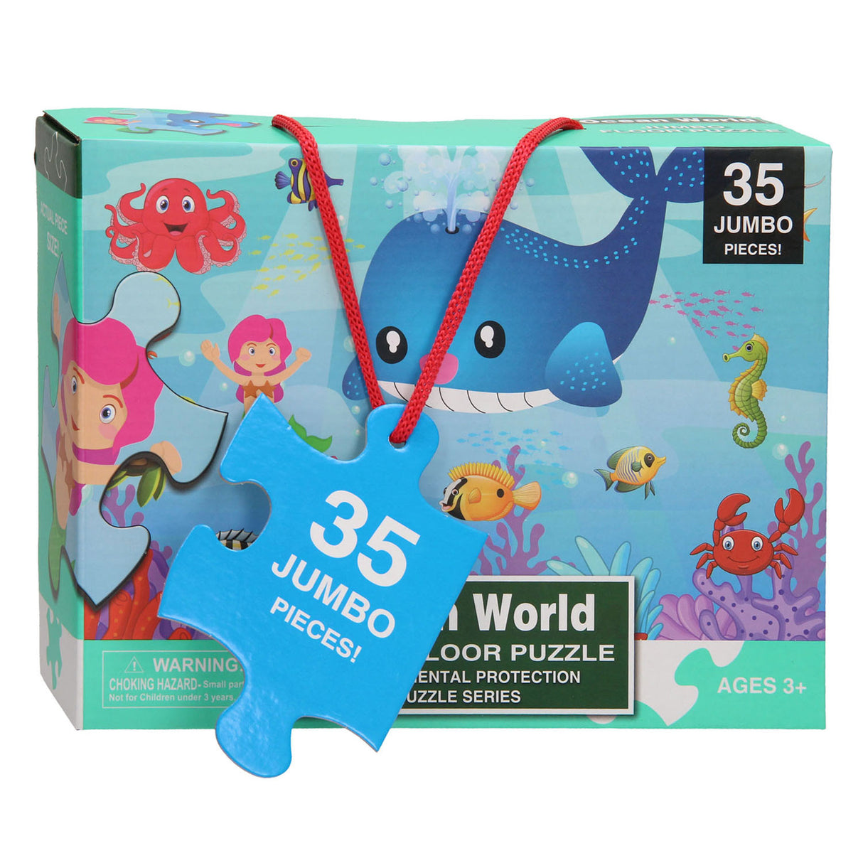 Puzzle de sol Monde sous-marin, 35 pcs.
