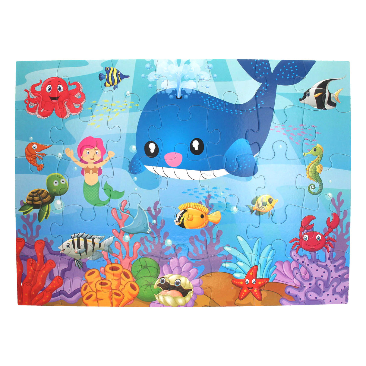 Puzzle de sol Monde sous-marin, 35 pcs.