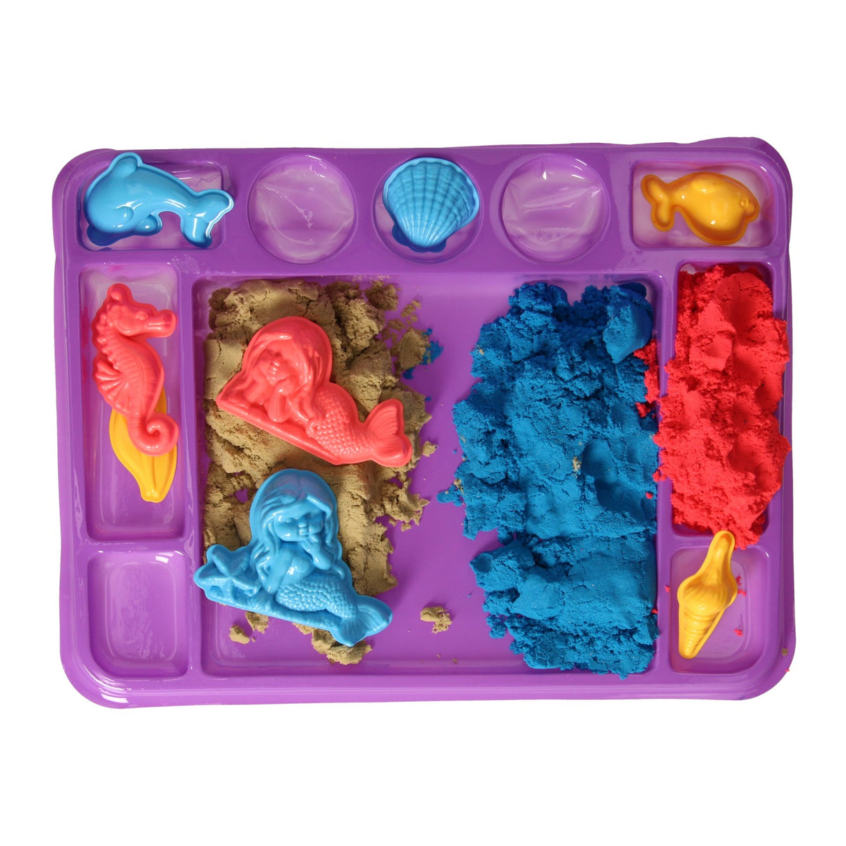 grand ensemble de sable de jeu de sirène