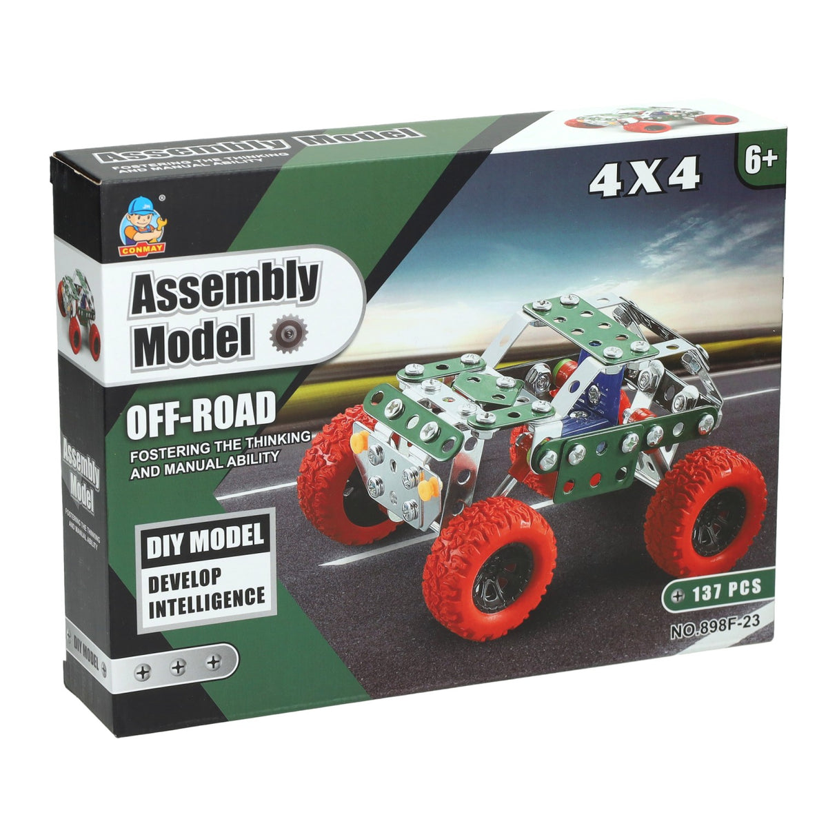 Jeu de construction en métal véhicule tout terrain