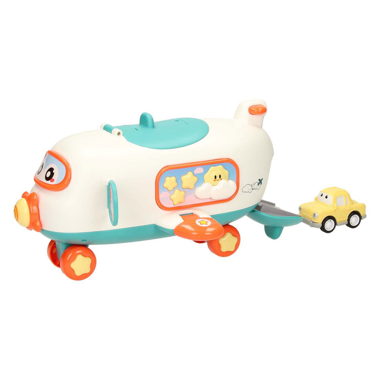 Lobbes Toys BV Set de jeu Avion de passagers avec véhicules