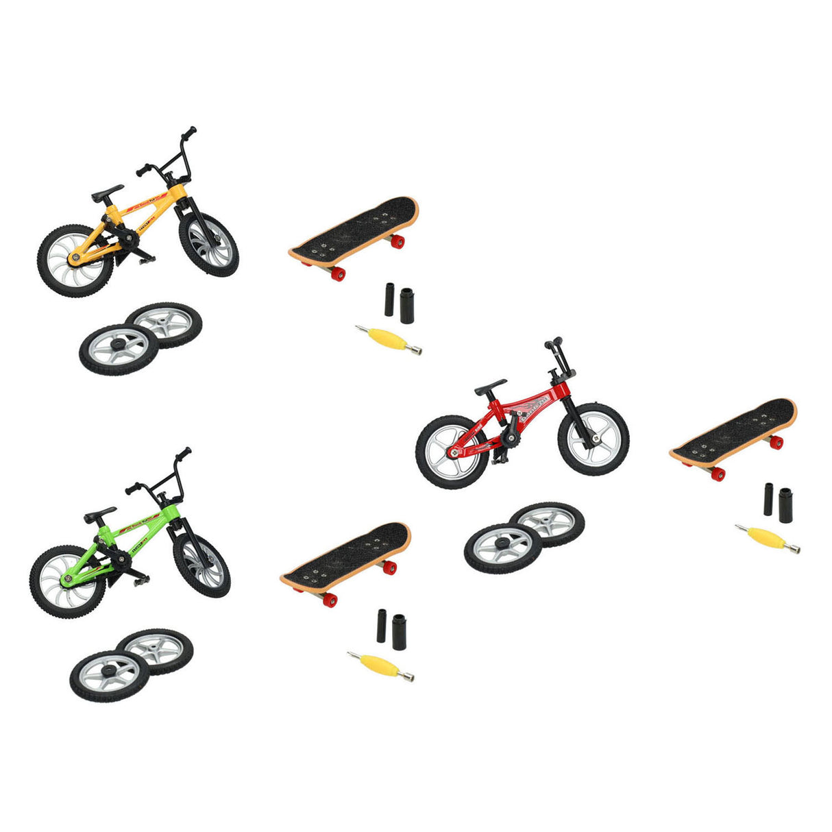 Vélo de cascade à doigts avec accessoires