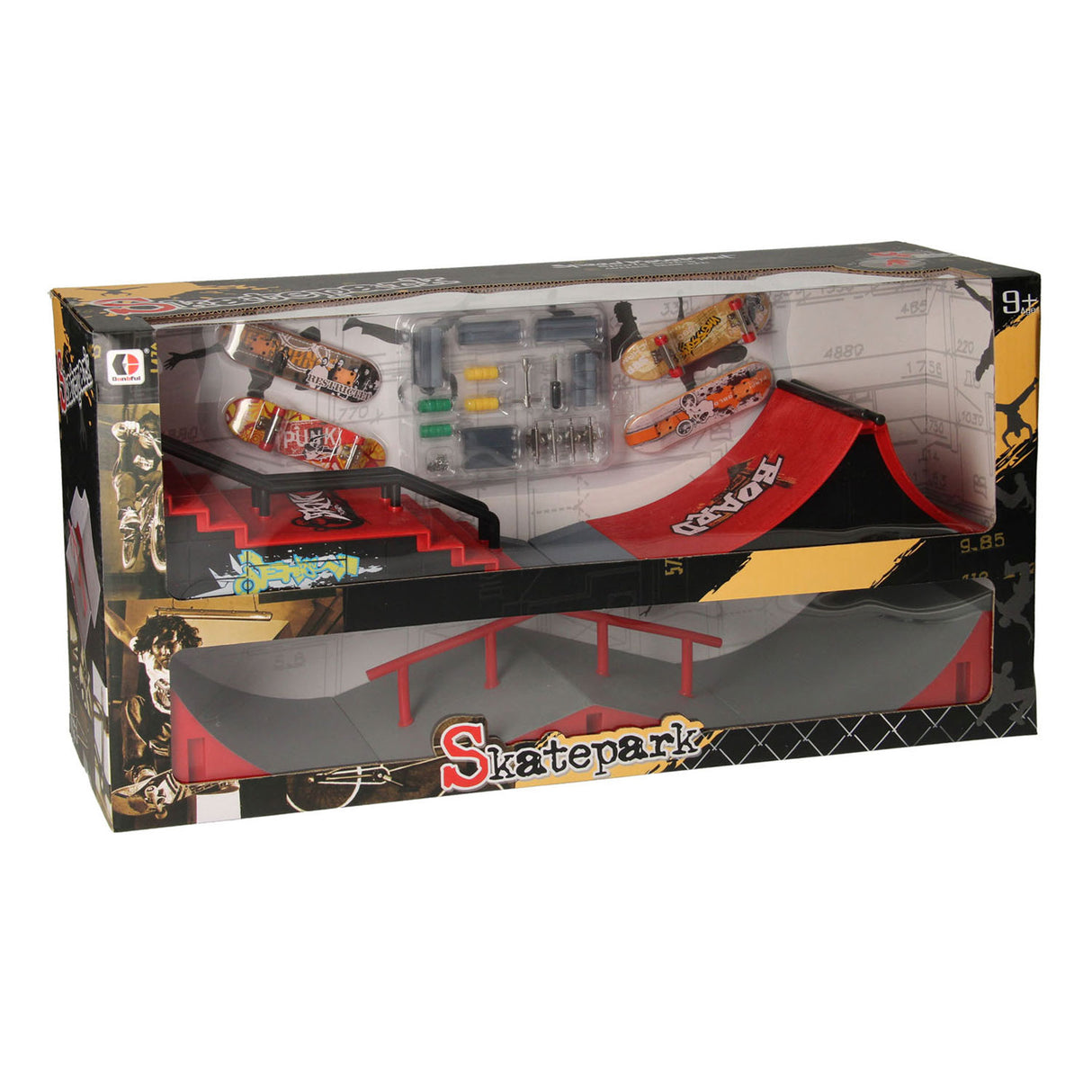 Ensemble de skateboard à doigts xl