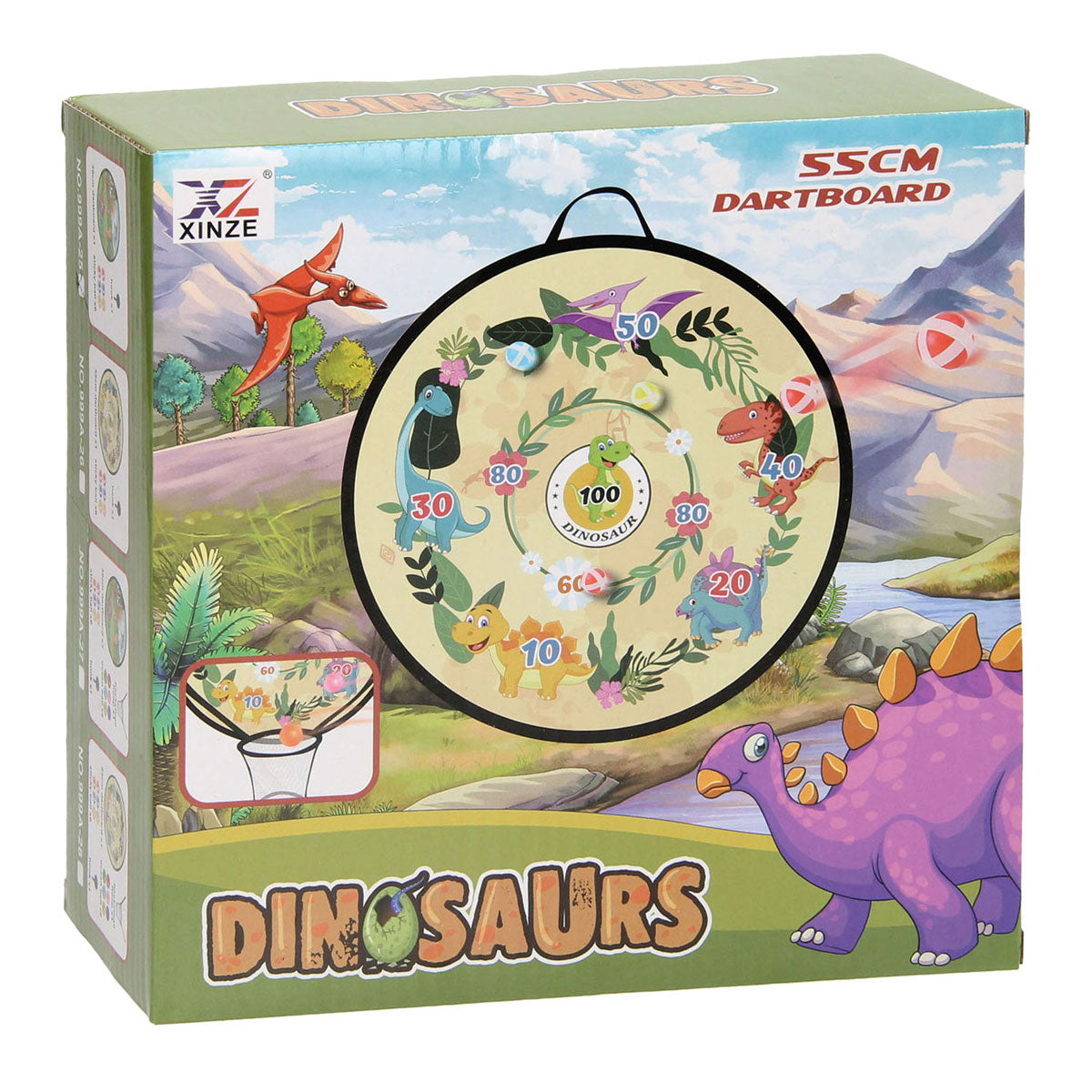 Jeu de fléchettes velcro Dino World
