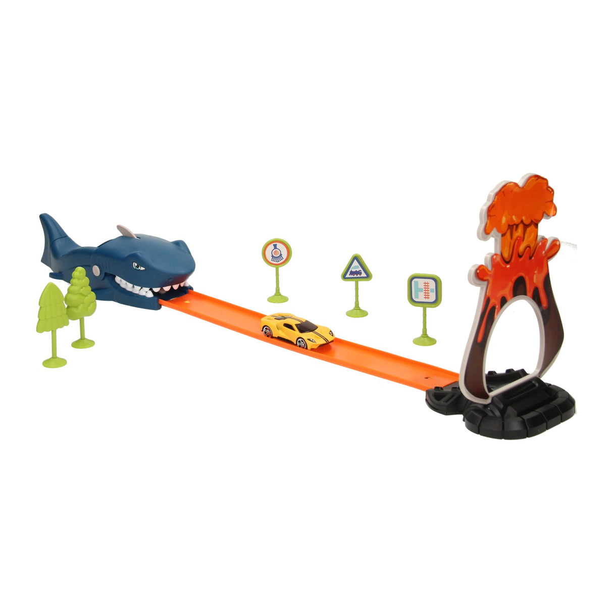 Ensemble de piste de lancement de voiture Shark
