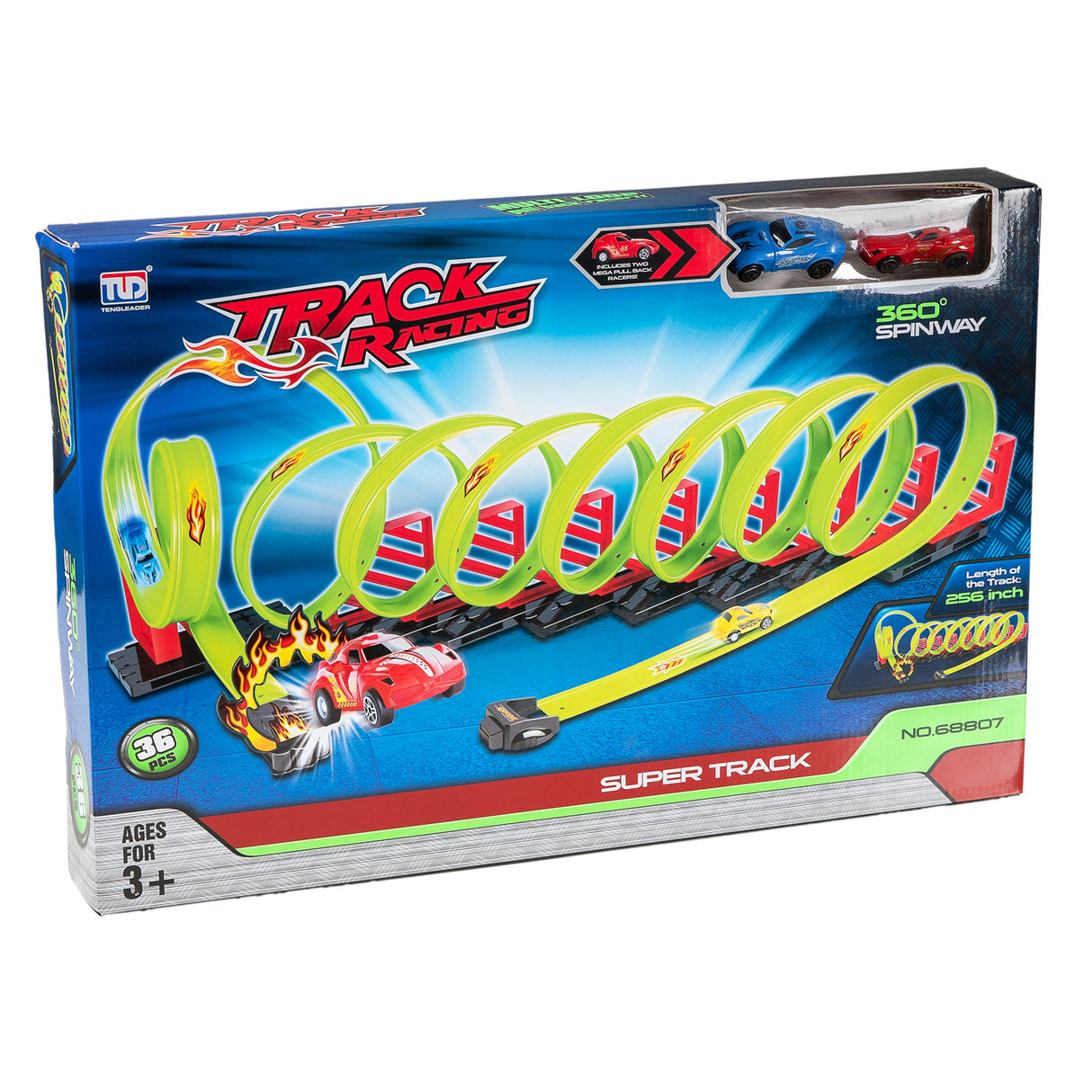 Circuit de course automobile composé de 8 boucles