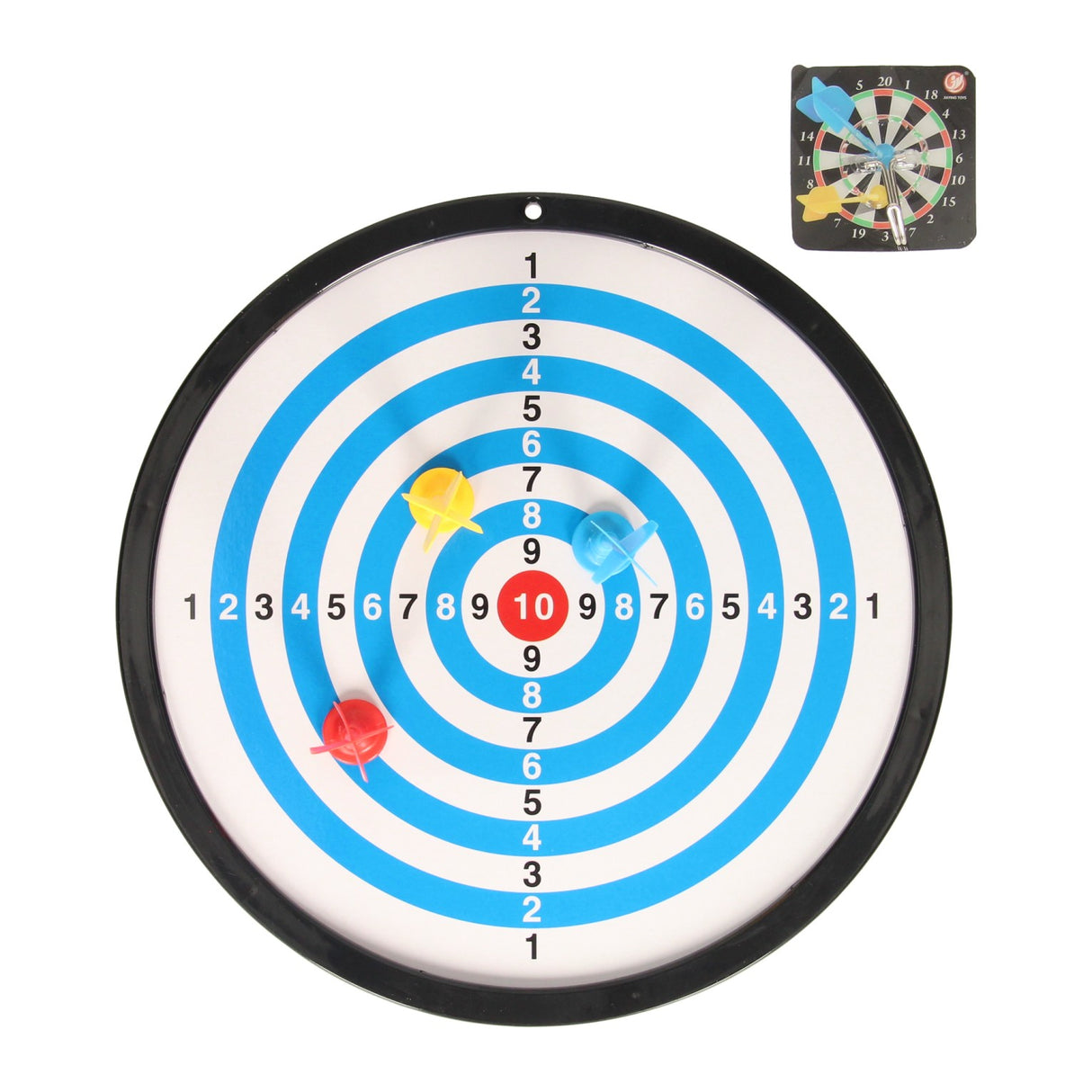 Jeu de fléchettes magnétiques double face