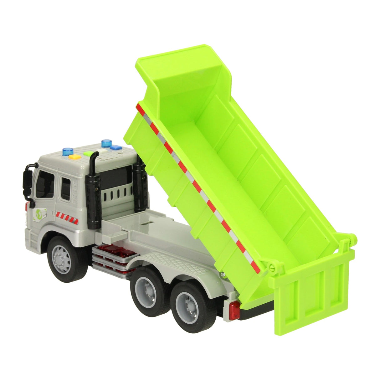 Camion-benne avec lumière et son