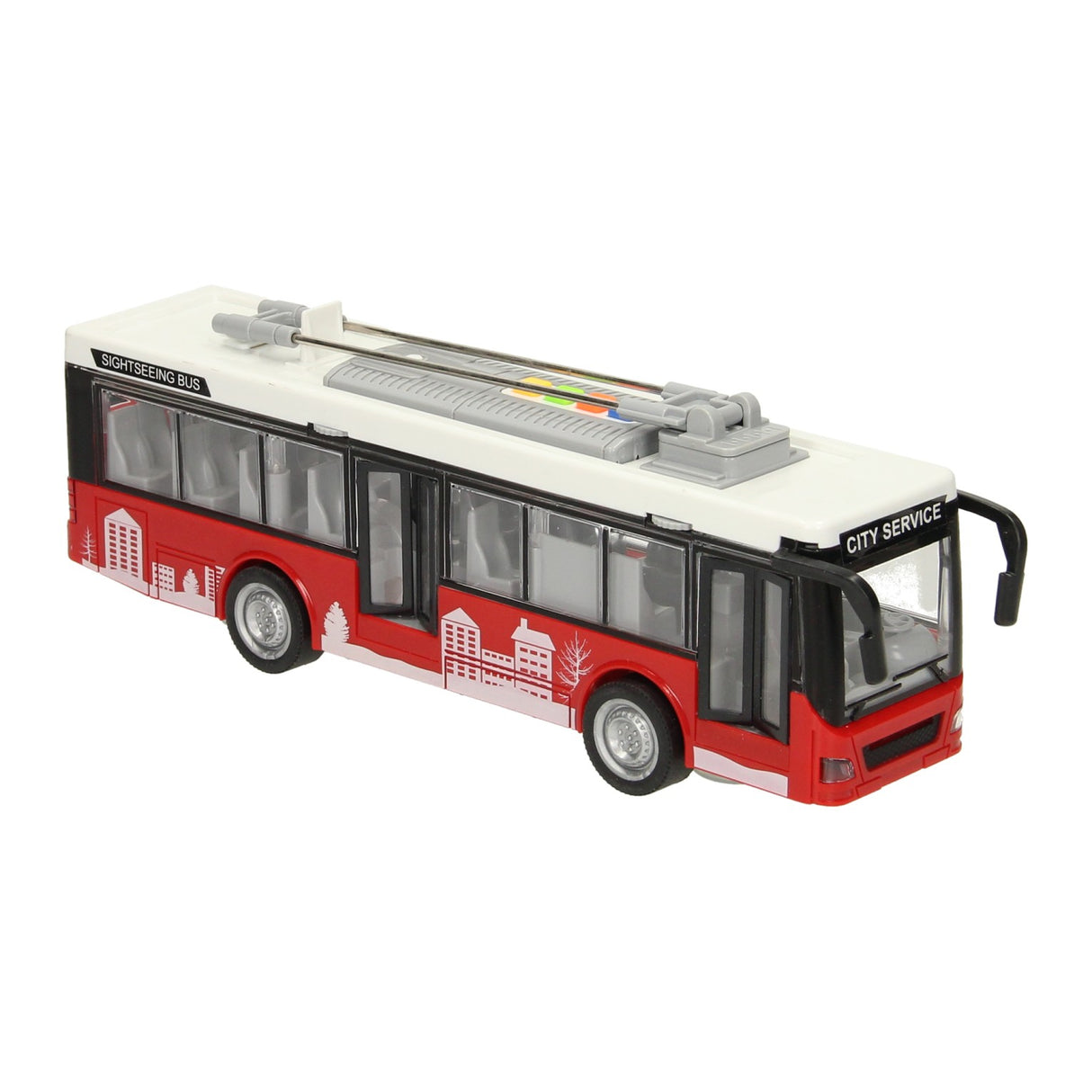 Bus de la ville avec lumière et son 1:16