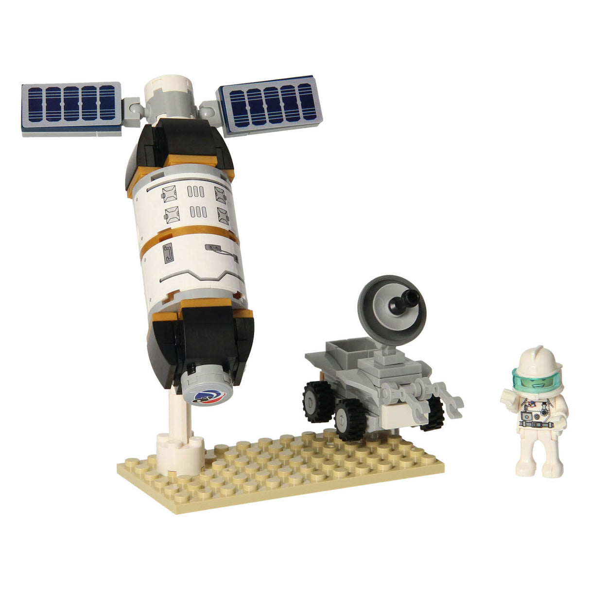 Lobbes jouets bv ensemble de construction mission lunaire, 113 pièces