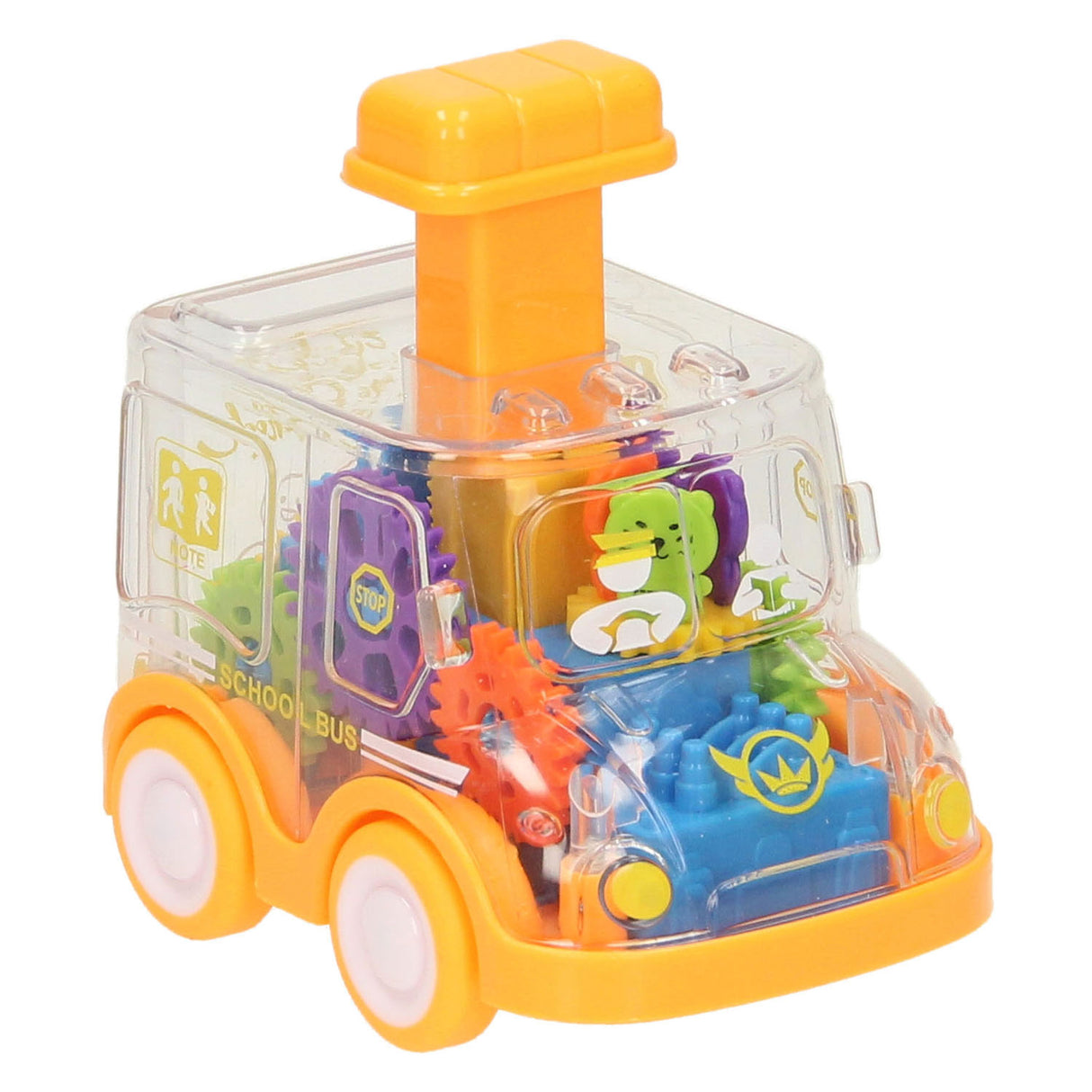 Abi presse et c'est parti, voiture à engrenages