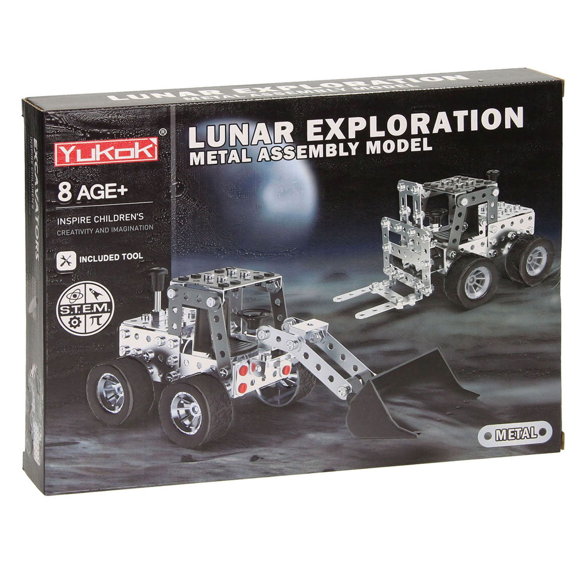 Jeu de construction métallique pour chariot élévateur, 234 pcs.