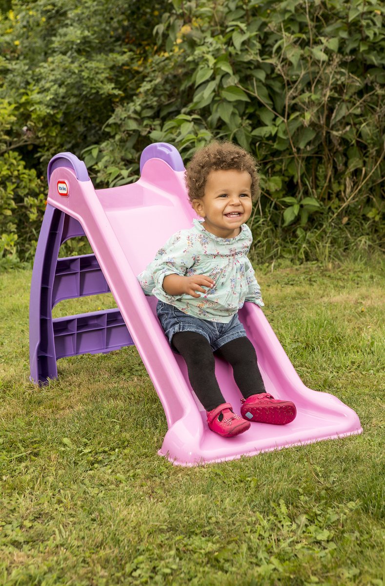 Premier toboggan Little Tikes - tout-petit - pour l'extérieur et l'intérieur - rose
