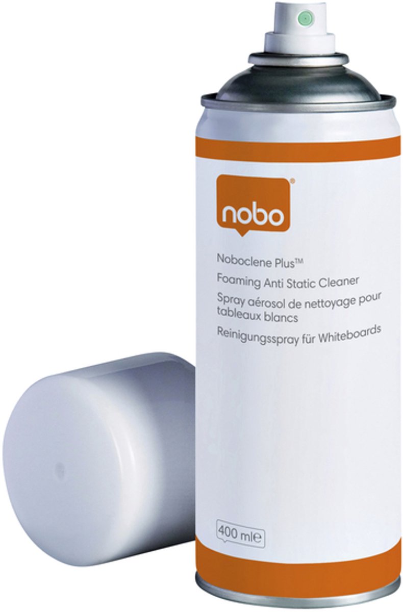 Nettoyant moussant pour tableau blanc Nobo Clene - Flacon pulvérisateur 400 ml