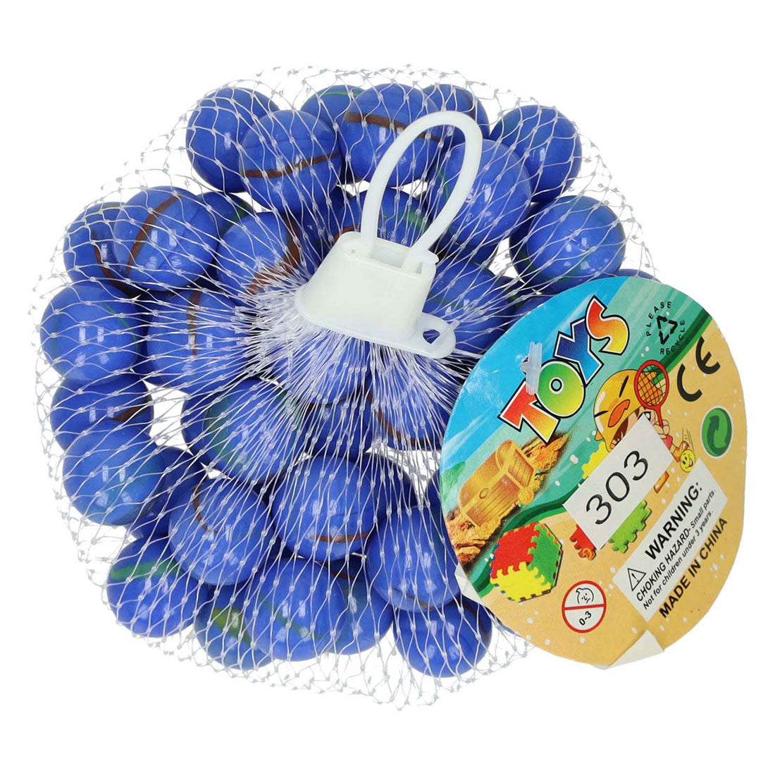 Billes bleues, 50 pcs.