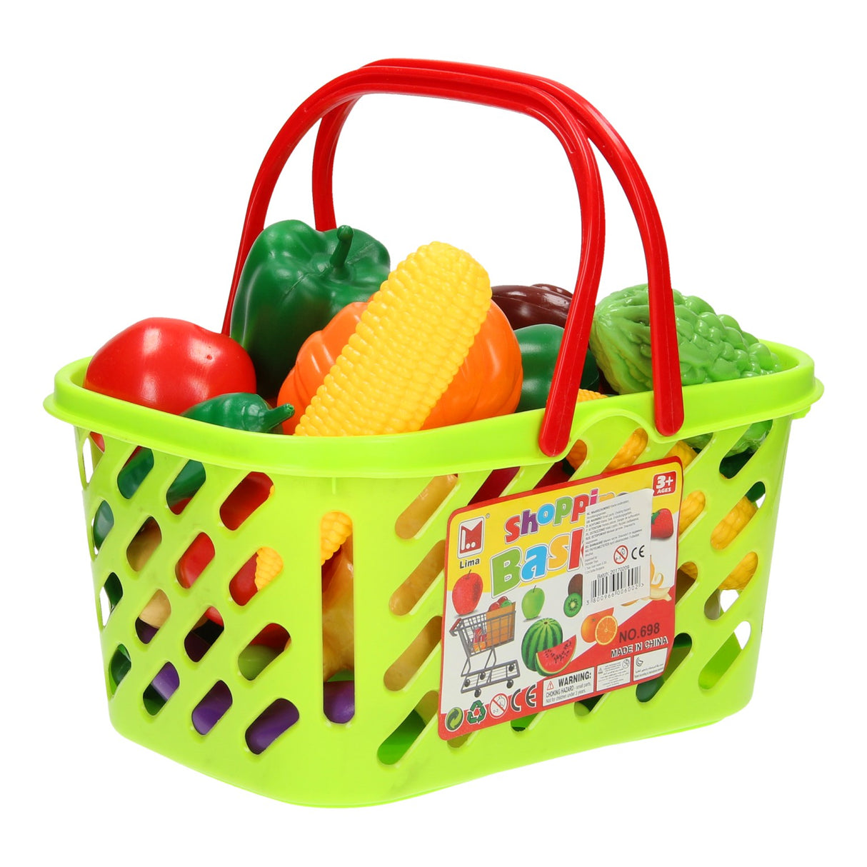 Ensemble de légumes dans un grand panier