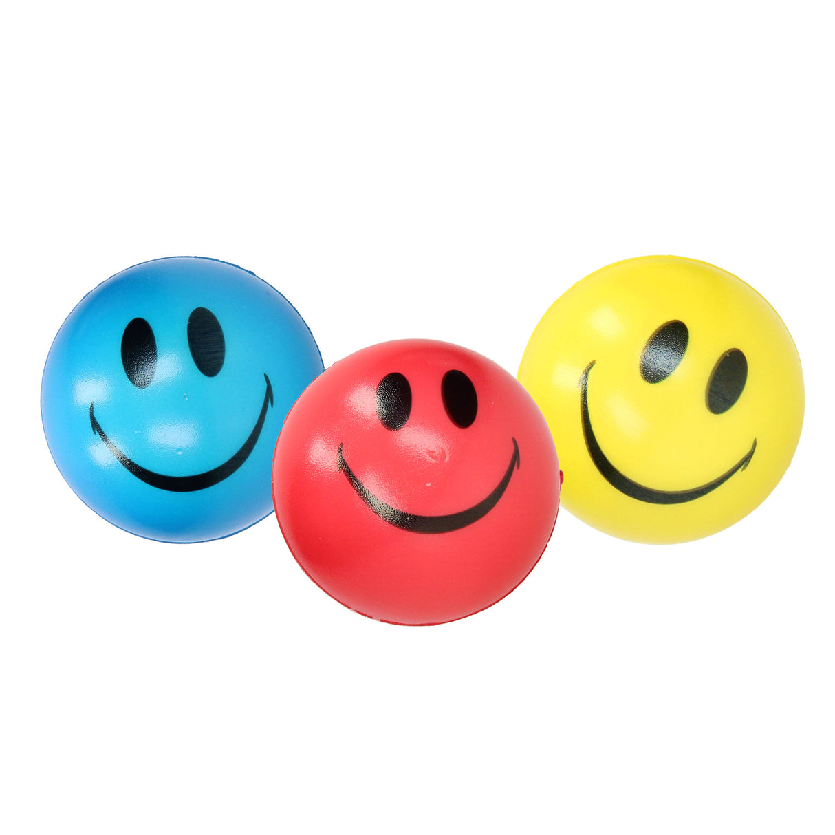 Visage souriant de softball, 6 cm