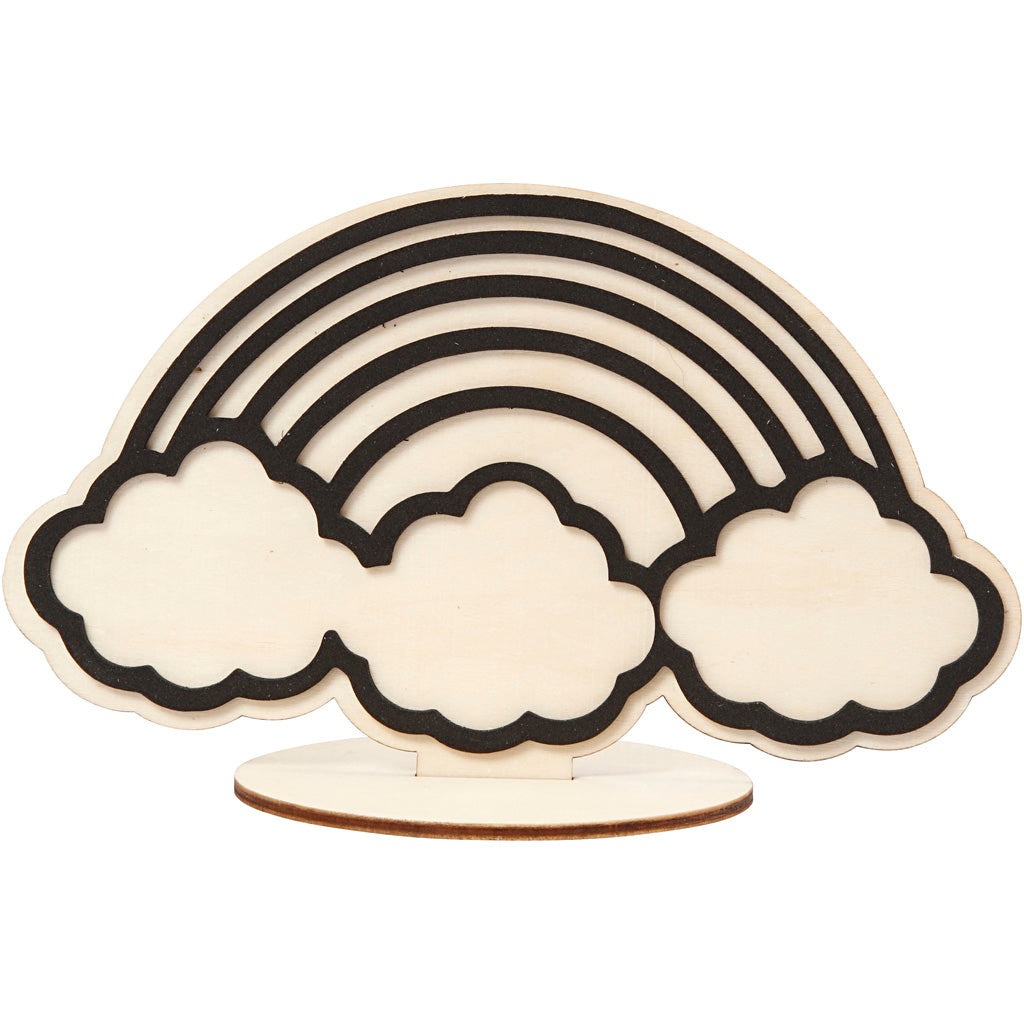 Figurine d'entreprise Creativ pour la décoration, arc-en-ciel, h : 10,5 cm, 1 pièce