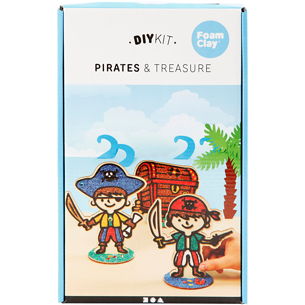 Pirates en pâte à modeler, 1 set