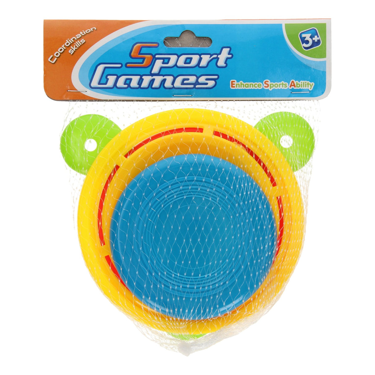 Ensemble frisbee, 4 pièces.