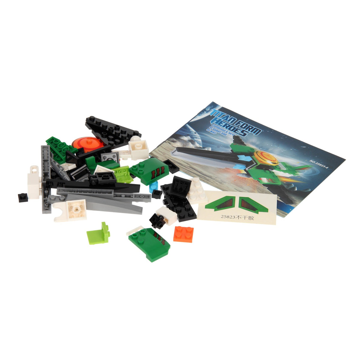 Jeu de construction Titan Heroes - vert espace, 51 pcs.