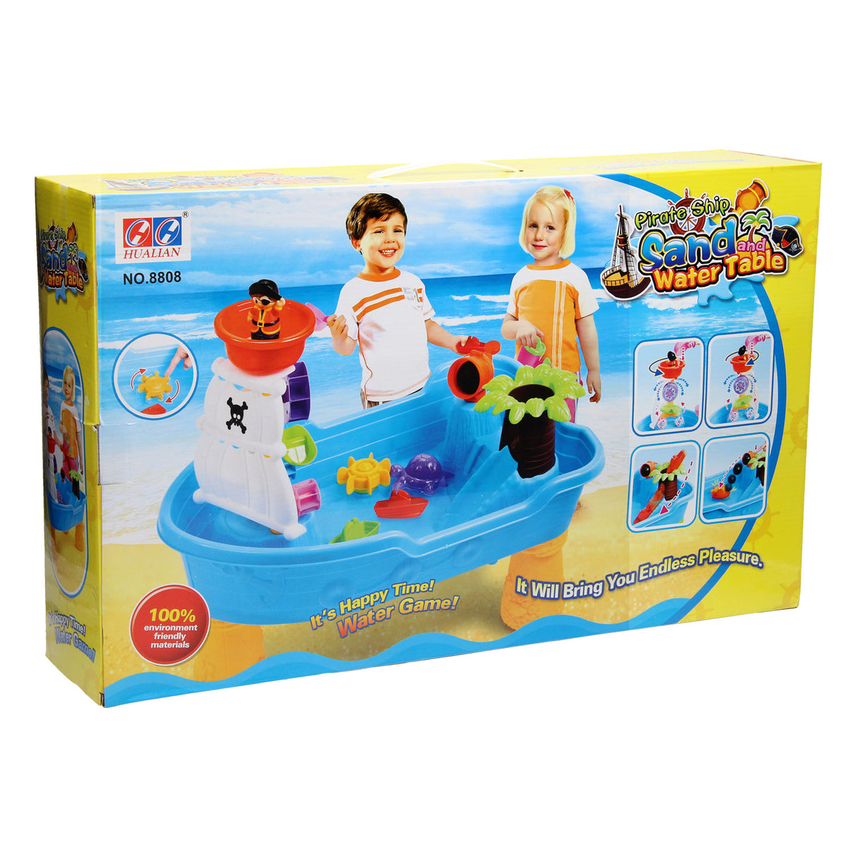 Ensemble de jeu de sable et d'eau bateau pirate