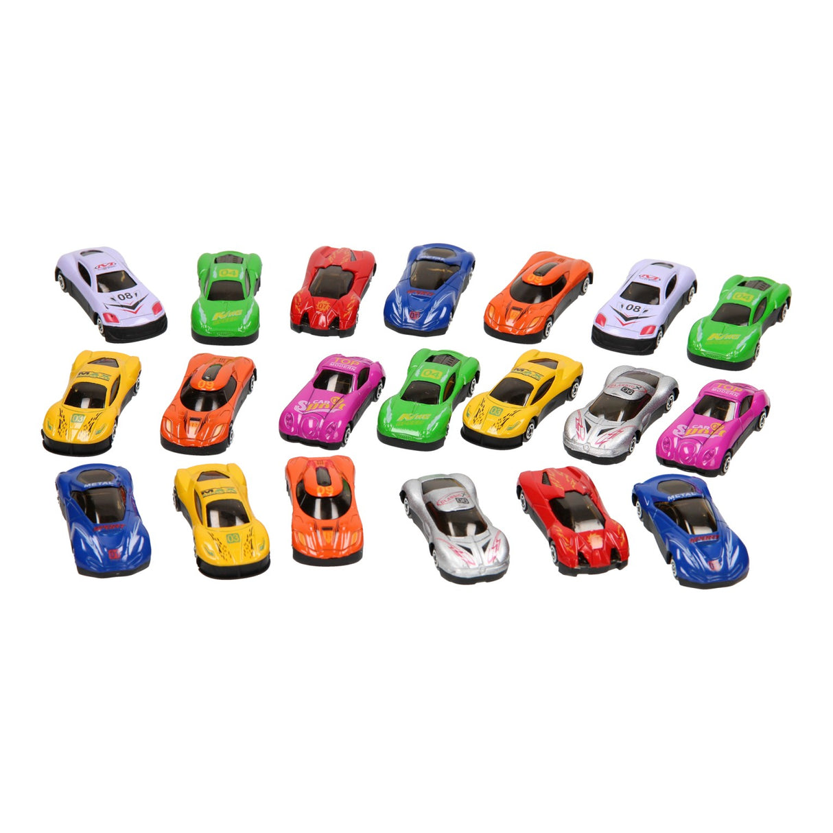 Coffret de voitures de luxe - 20 pièces 1:64
