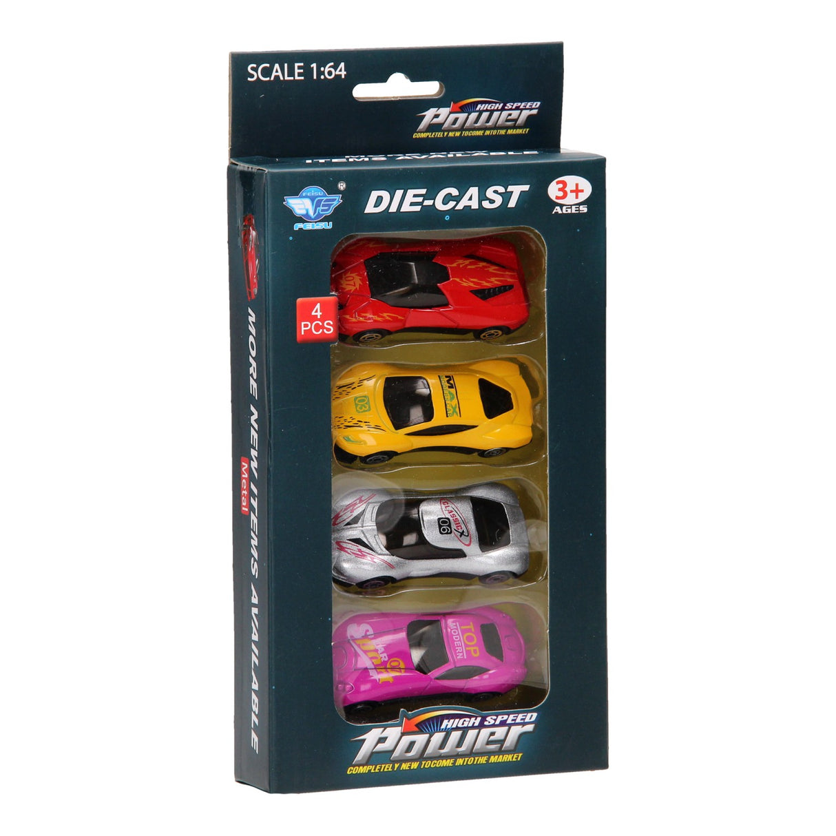 Coffret de voitures de luxe, 4 pcs. 1:64