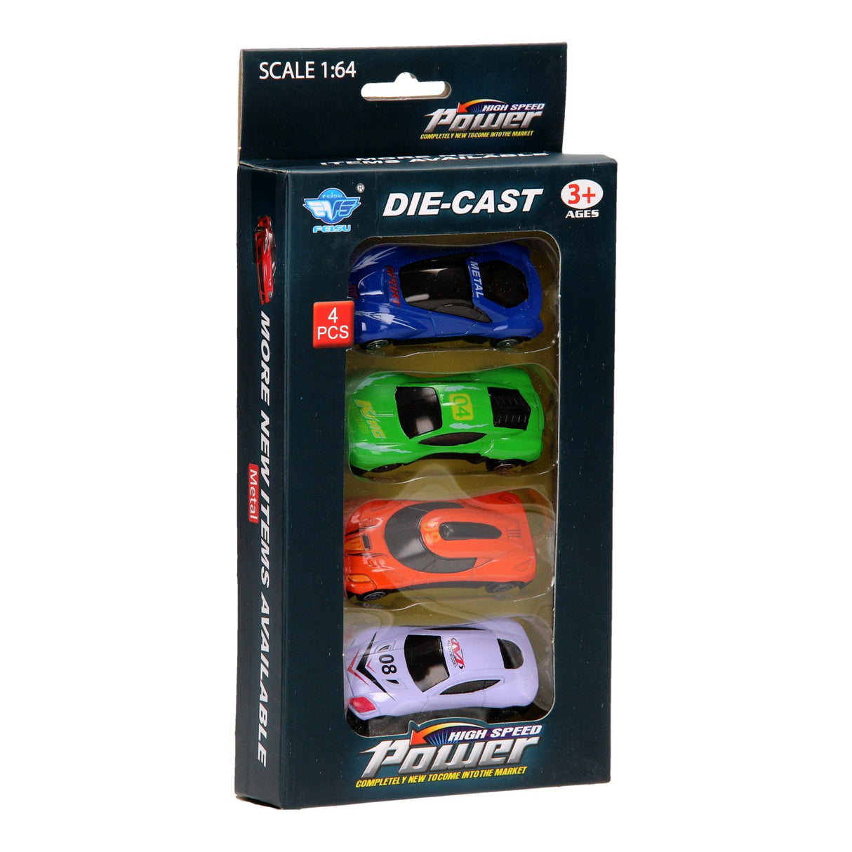 Coffret de voitures de luxe, 4 pcs. 1:64