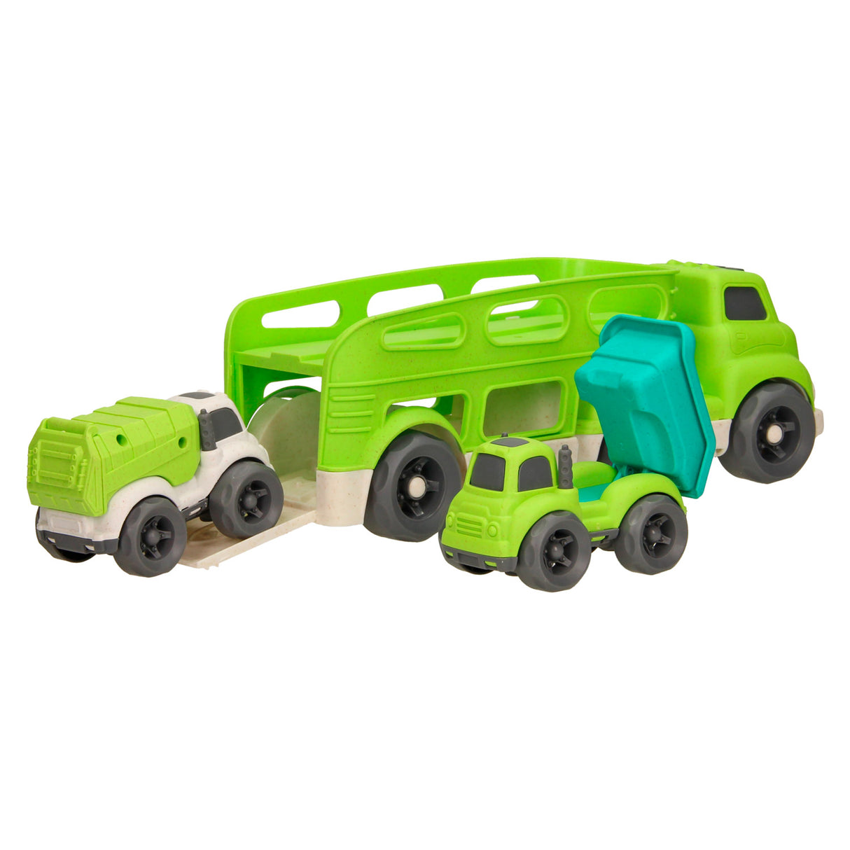 Recyclage du transporteur de voitures - vert