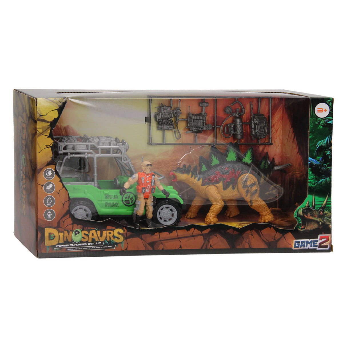 Coffret dinosaure vert