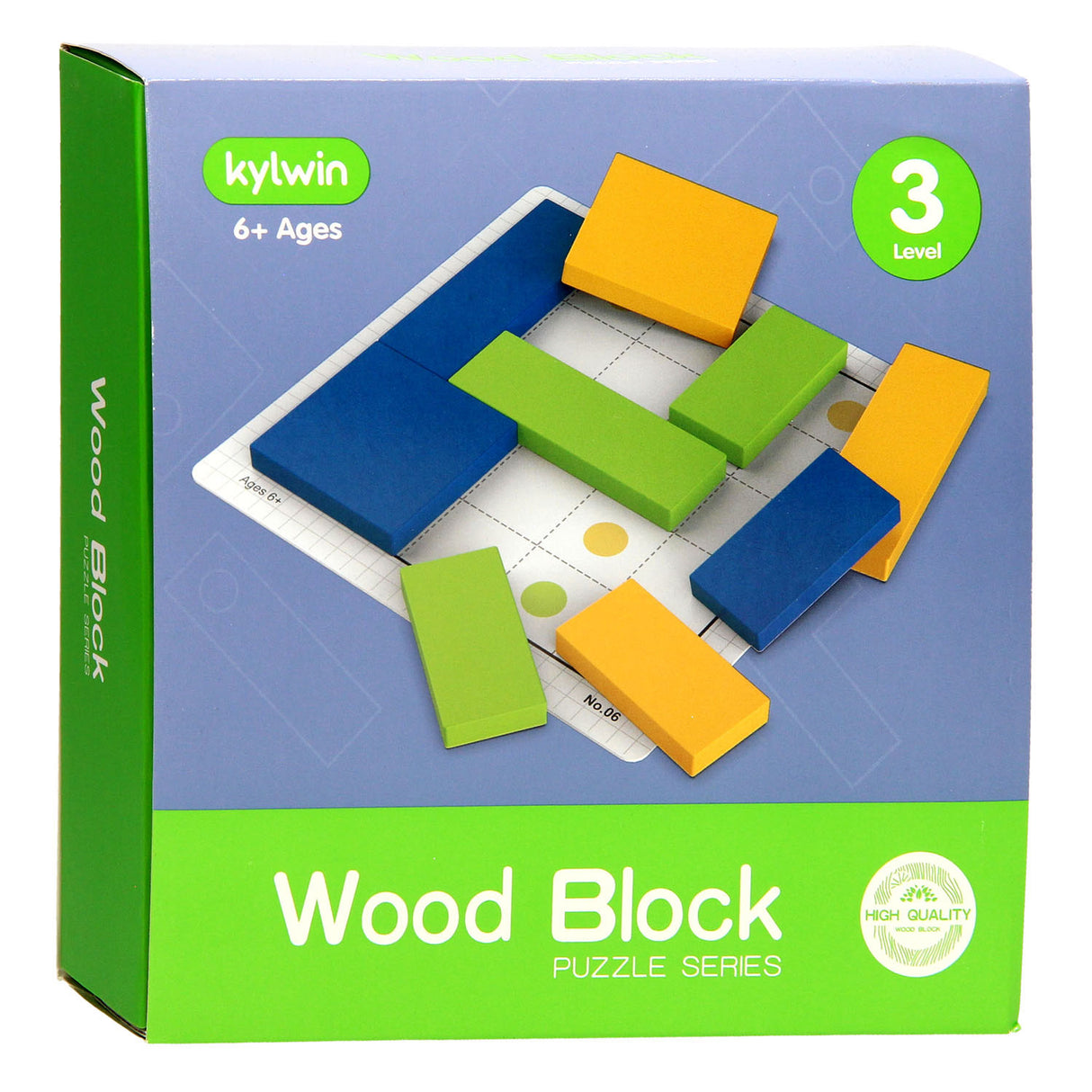 Puzzle iq en bois, niveau 3
