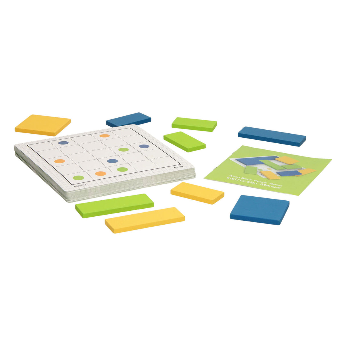 Puzzle iq en bois, niveau 3