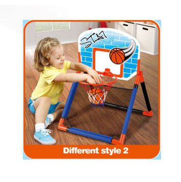 Jouets Lobbes, par exemple jouets de planche de basket Lobbes pour utilisation sur porte et debout - ensemble de basket-ball.