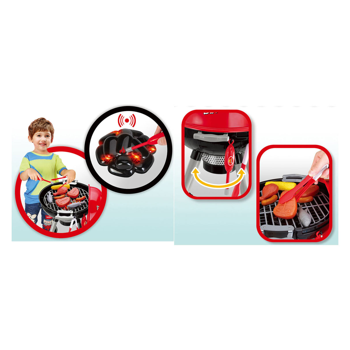 Barbecue pour enfants avec de la lumière et du son