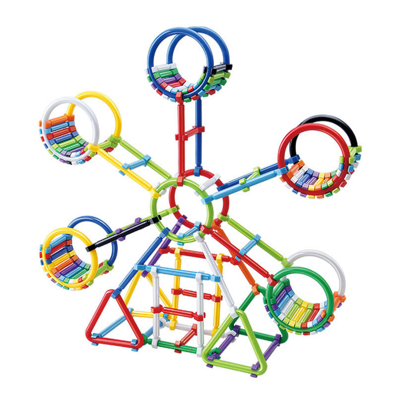 Formes de tiges de construction en sachet, 138 pcs.