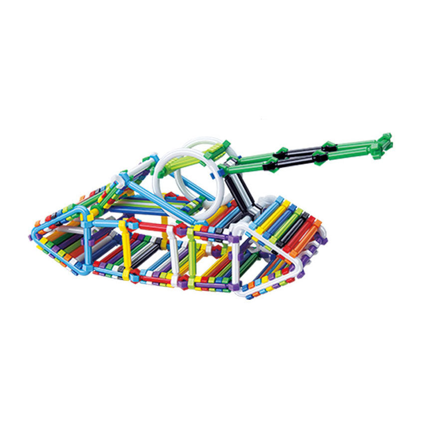 Formes de tiges de construction en sachet, 138 pcs.